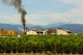 Palm oil factory, Sumatra Indonesia Royalty Free Stock Photo