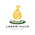 Palm Oil logo template