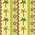 Palm pattern seamless background