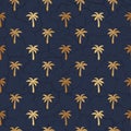 Palm seamless pattern. Abstract palm trees background. Modern palmtree texture. Repeated contemporary backdrop. Repeating coconut