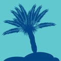 Palm silhouette