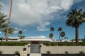 Palm Springs, California classic midcentury residential architecture Royalty Free Stock Photo