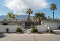 Palm Springs, California classic midcentury residential architecture Royalty Free Stock Photo