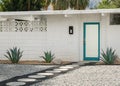 Palm Springs, California classic midcentury residential architecture Royalty Free Stock Photo