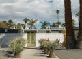 Palm Springs, California classic midcentury residential architecture Royalty Free Stock Photo