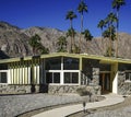 Palm Springs House with Slanted Roof Long Shot