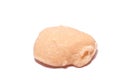 The palm sugar or Jaggery on white background
