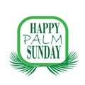 Palm sunday with realstick Royalty Free Stock Photo