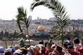 Palm Sunday Procession in Jerusalem Royalty Free Stock Photo