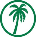 Palm tree emblem