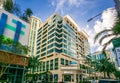 Palm tree lined Las Olas Boulevard, a vibrant and cosmopolitan thoroughfare renowned for