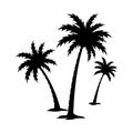 PALM TREE SILHOUETTE SET