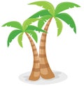 palm trees Royalty Free Stock Photo