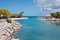 Palm Trees and Blue Sea