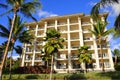 Palm trees and condos, Maui Royalty Free Stock Photo