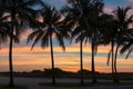 Miami Beach at sunrise Royalty Free Stock Photo