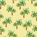 Palm trees Seamless pattern. Royalty Free Stock Photo
