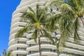 Palm Trees White Art Deco Building Miami Beach Florida Royalty Free Stock Photo