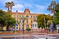 Palm waterfront architectue in town of Cannes on French riviera Royalty Free Stock Photo