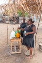 Palm wine in bottles