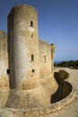 Palma, Castle de Bellver, Bellver Castle, Majorca, Spain, Europe, Balearic Islands, Mediterranean Sea, Europe Royalty Free Stock Photo