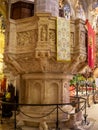 Palma Cathedral pulpit Royalty Free Stock Photo
