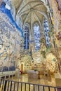 Palma de Mallorca cathedral indoor. Barcelo chapel. Balearic islands. Spain Royalty Free Stock Photo
