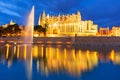 Palma de Mallorca Cathedral Seu sunset Majorca Royalty Free Stock Photo