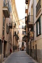 Palma de Mallorca Old Town street Royalty Free Stock Photo