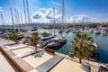 Palma de Mallorca port. Balearic Islands Mallorca Spain Royalty Free Stock Photo