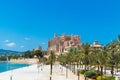 Palma de Mallorca, Port Marina Majorca Cathedral Royalty Free Stock Photo