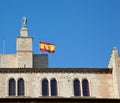 Palma de Mallorca, the royal palace of Almudaina Royalty Free Stock Photo
