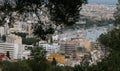 Palma de mallorca and sea port view from nearby Bellver hill