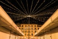 Christmas market at the major market square at night