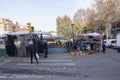 Pere Garau market vendors and buyers