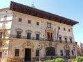 Palma de Mallorca, Spain. The historical buildings and houses in the old city center Royalty Free Stock Photo