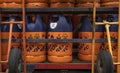 Delivery truck of butane gas cylinders of the company Repsol