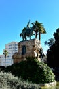 Monument of James I Jaime I of Aragon, the longest of any Iberian monarch, King of Majorca. Plaza de Espana in Palma de Mallorca