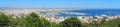Palma de Mallorca, Spain. Landscape to the city from the Bellver Castle Royalty Free Stock Photo
