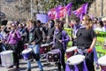 Palma de Mallorca, Spain - March 08 Feminist protest. International Women Day.