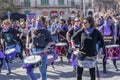 Palma de Mallorca, Spain - March 08 Feminist protest. International Women Day.