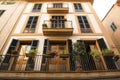 Palma de Mallorca streets Royalty Free Stock Photo