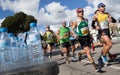 Palma half marathon runners during popular race