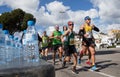 Palma half marathon runners during popular race