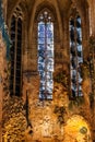 Ceramic mural by Miquel Barcelo in the Chapel of the Most Holy in the Cathedral of Santa Maria of Palma, also known as La Seu Royalty Free Stock Photo