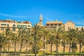 Palma, Mallorca / Spain - March 26 2018: Parc de la mar located in the capital Palma de Mallorca, both the city and the park are Royalty Free Stock Photo