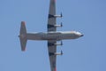 C-130 Hercules Flying Around Palmdale, California Royalty Free Stock Photo