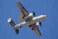 U.S. Navy E-2 Hawkeye Flying Around Palmdale, California Royalty Free Stock Photo