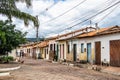 Palmeiras, Brazil - Jan 07, 2024: Colorful houses at Palmeiras in Vale do Capao in Chapada Diamantina, Bahia, Brazil Royalty Free Stock Photo