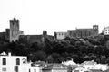 Castle of Palmela seen from the center of the city, in Palmela, SetÃÂºbal, Portugal